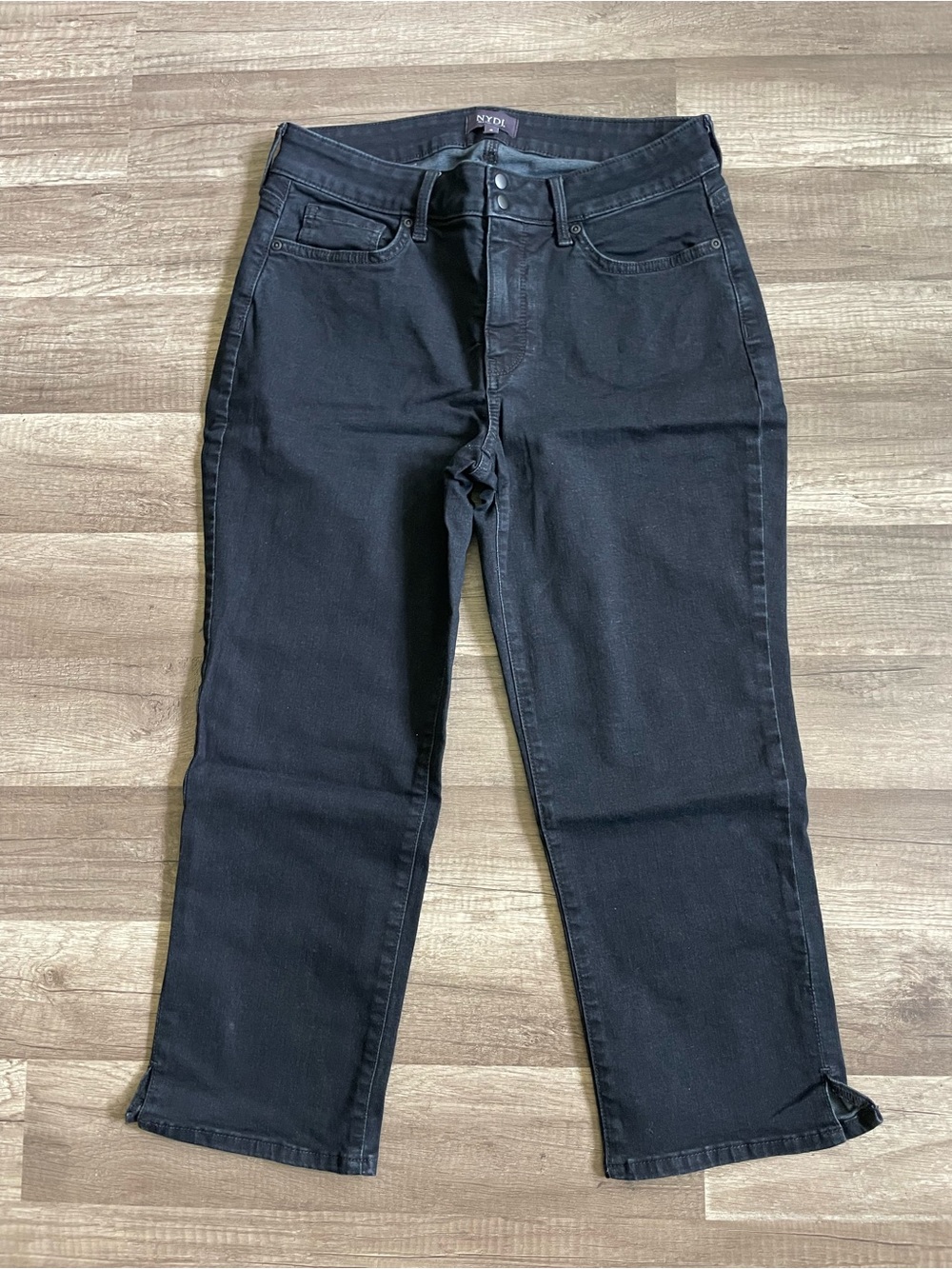 NYDJ Dark Wash Denim Cool Embrace Capris